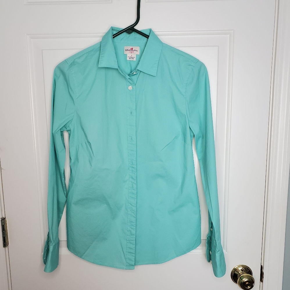 Teal Button Up J Crew